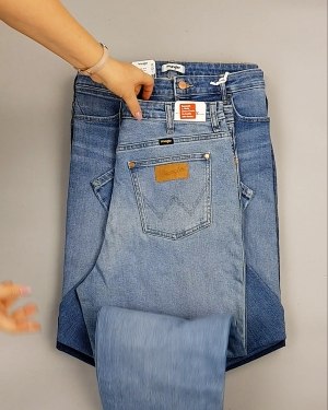 Фотография  335 - Джинсы WRANGLER м/ж#8,4 кг, ЛОТ №7012 оптом