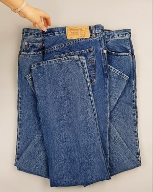 Фотография  490 - Джинсы LEVIS муж #7,7 кг, ЛОТ №7016 оптом