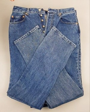 Фотография  652 - Джинсы LEVIS муж #7,7 кг, ЛОТ №7016 оптом