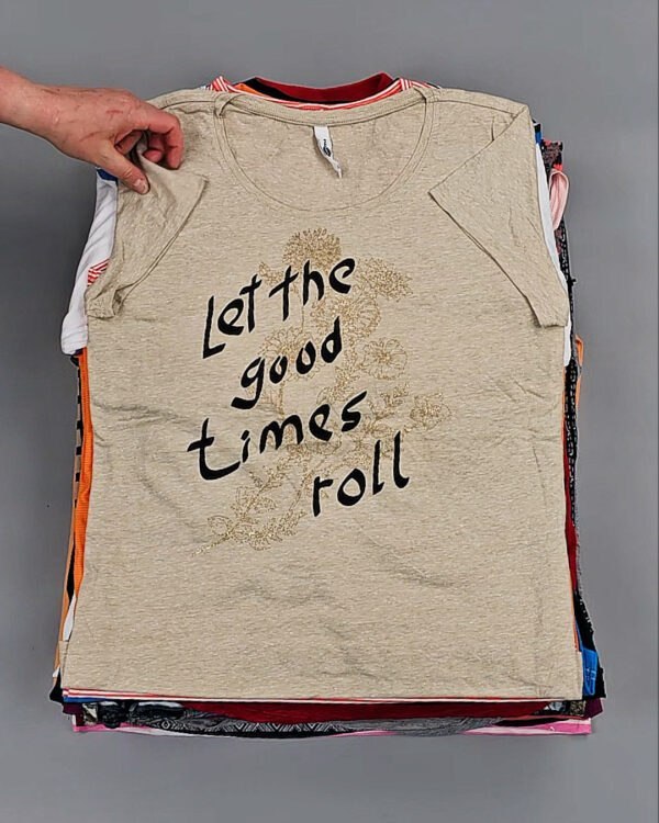 Фотография  804 - Футболки м/ж Cr+Ex#8 кг, ЛОТ № ВК0100 оптом