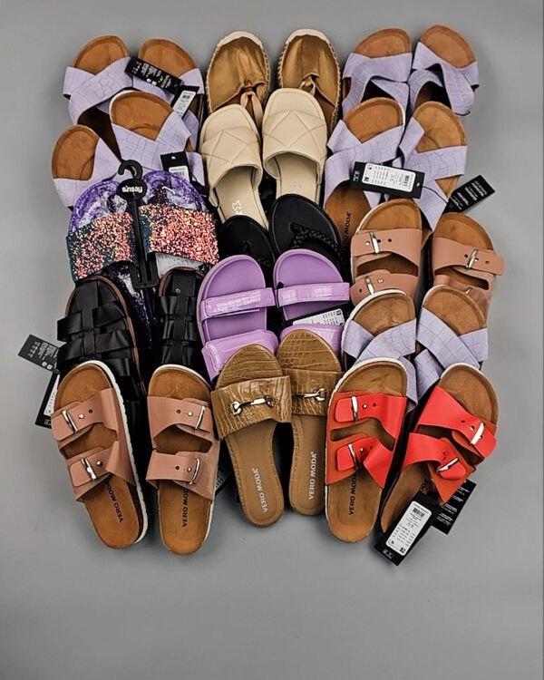 Фотография  965 - Обувь СТОК лето (сланцы) шт#18 шт, ЛОТ №8765 оптом