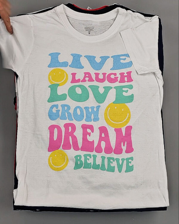 Фотография  152 - Футболки м/ж (Printed T-Shirts New)#5 кг, ЛОТ №8913 оптом