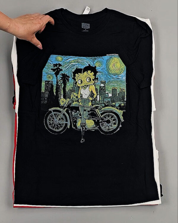 Фотография  447 - Футболки м/ж (Printed T-Shirts New)#5 кг, ЛОТ №8913 оптом