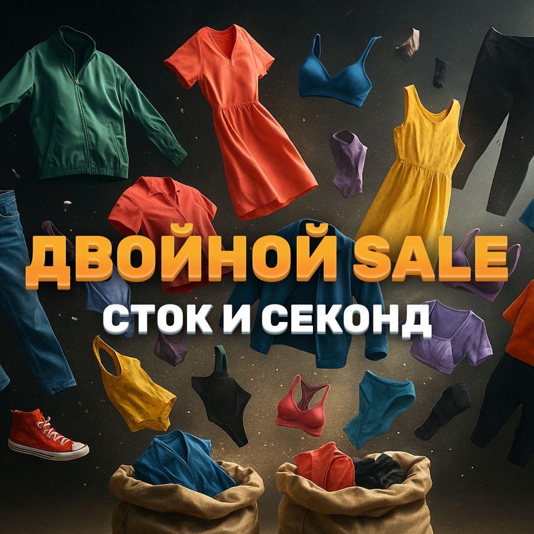 Двойная распродажа: секонд и сток!