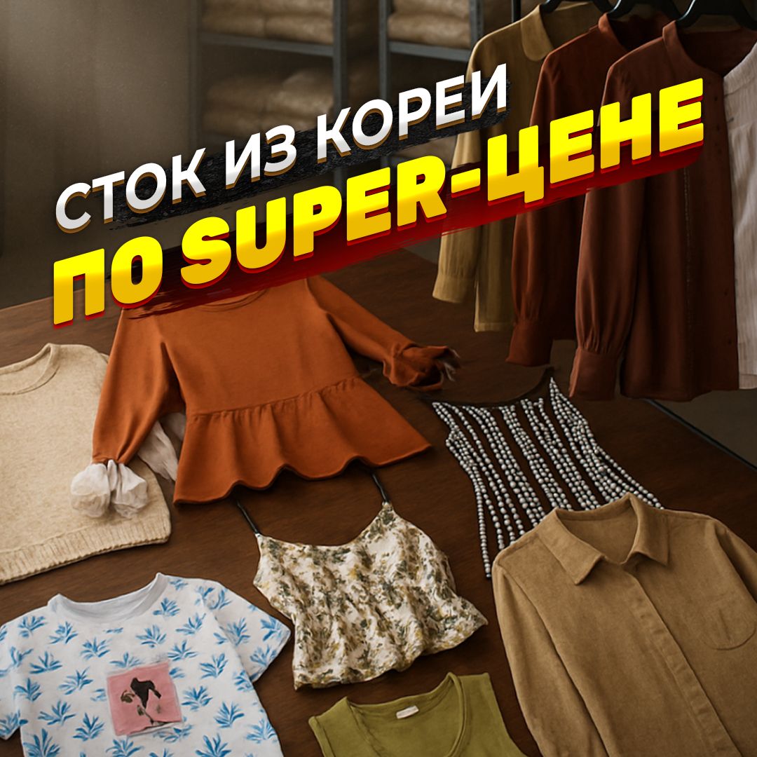 Сток из Кореи по SUPER-цене
