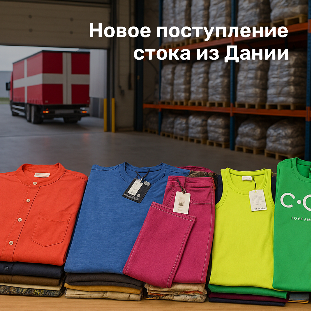 Новое поступление мужского и женского стока из Дании