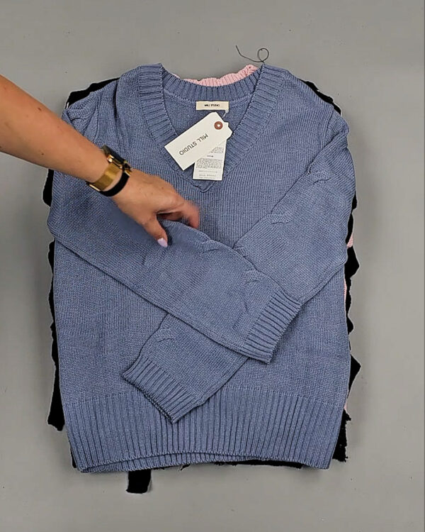 Фотография  908 - Джемпера Корея 085#7 кг, ЛОТ СТ-9415 оптом