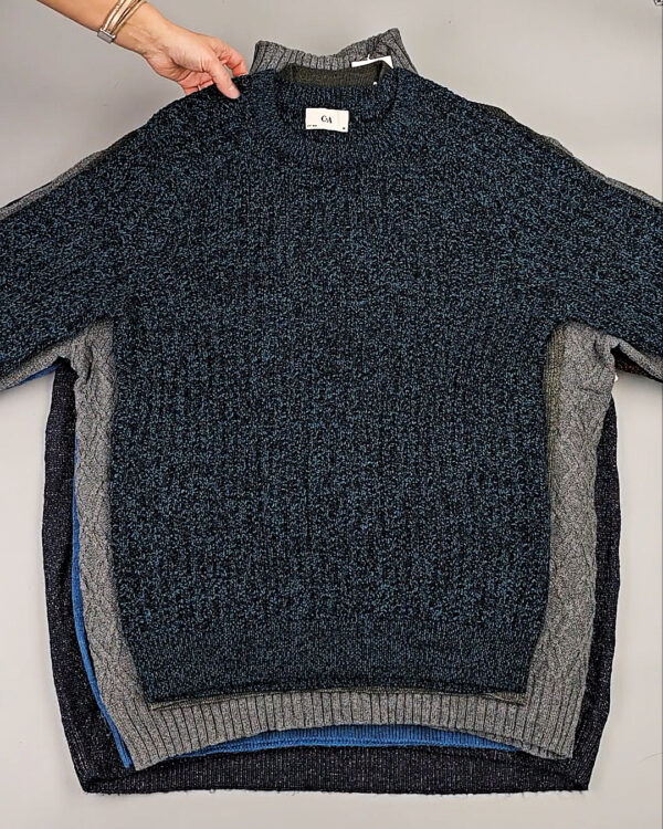 Фотография  534 - Джемпера мужские C&A 025#7 кг, ЛОТ СТ-10003 оптом