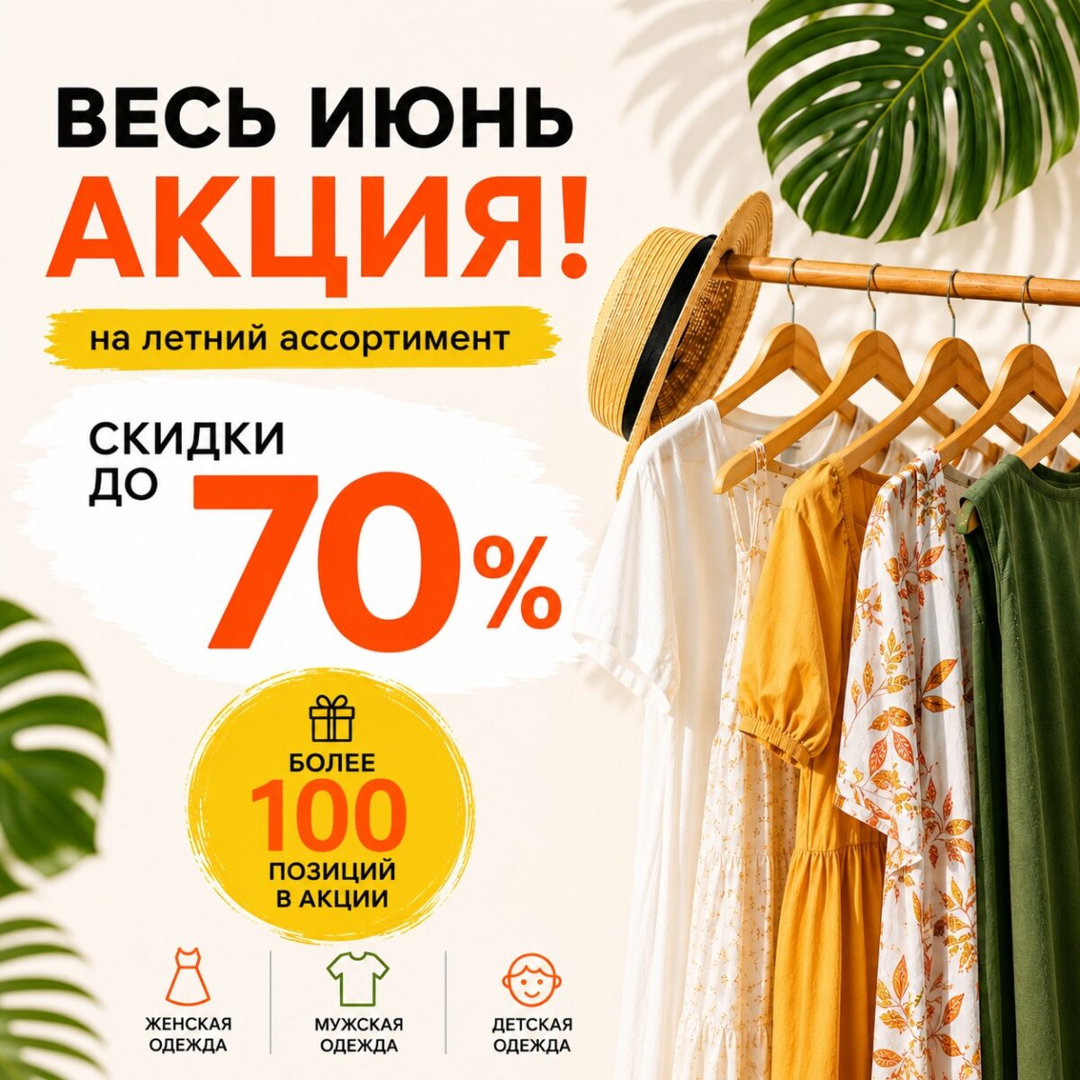 Летний SALE